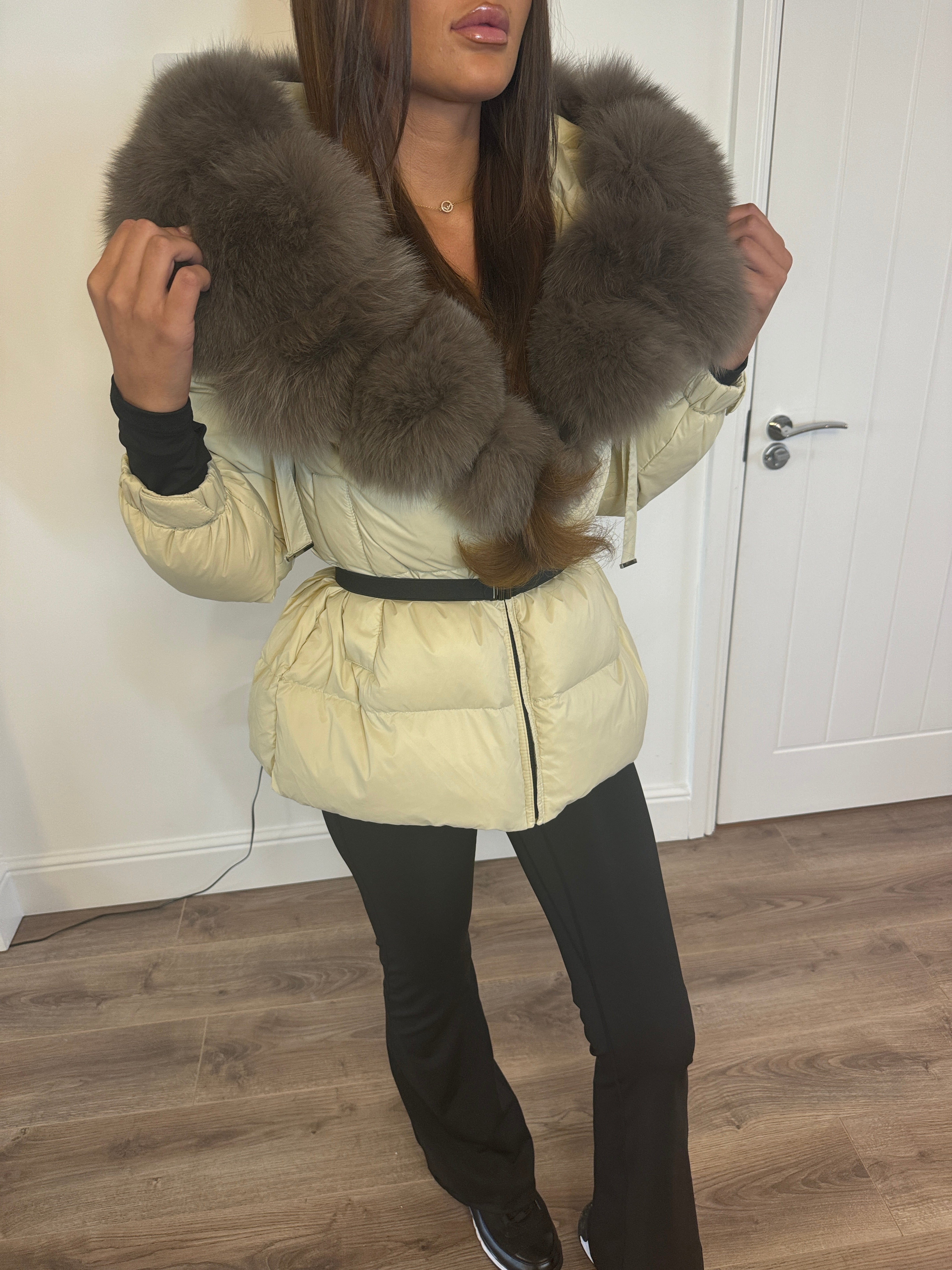 So Extra Fur Trim Puffer Jacket