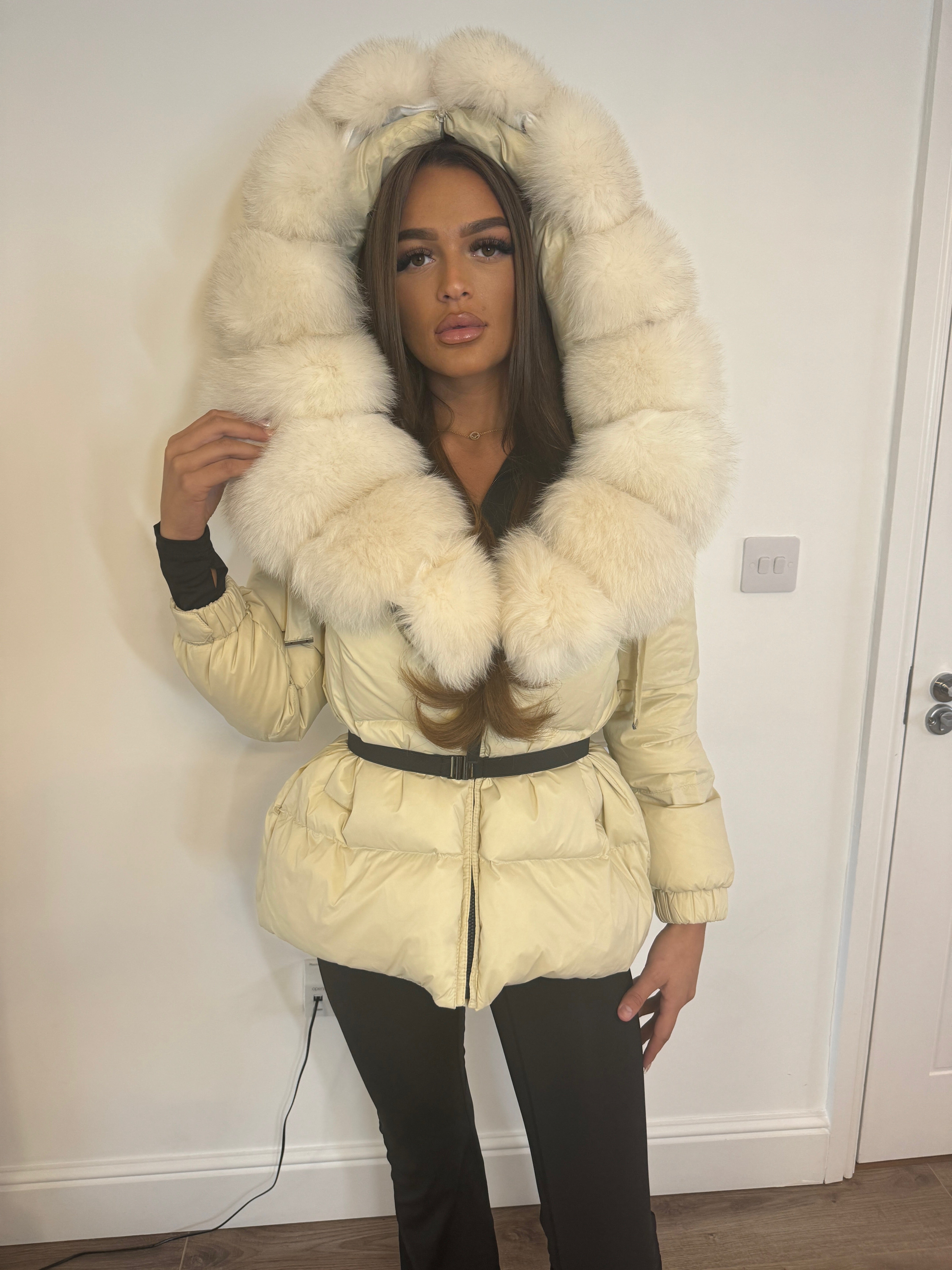 So Extra Fur Trim Puffer Jacket