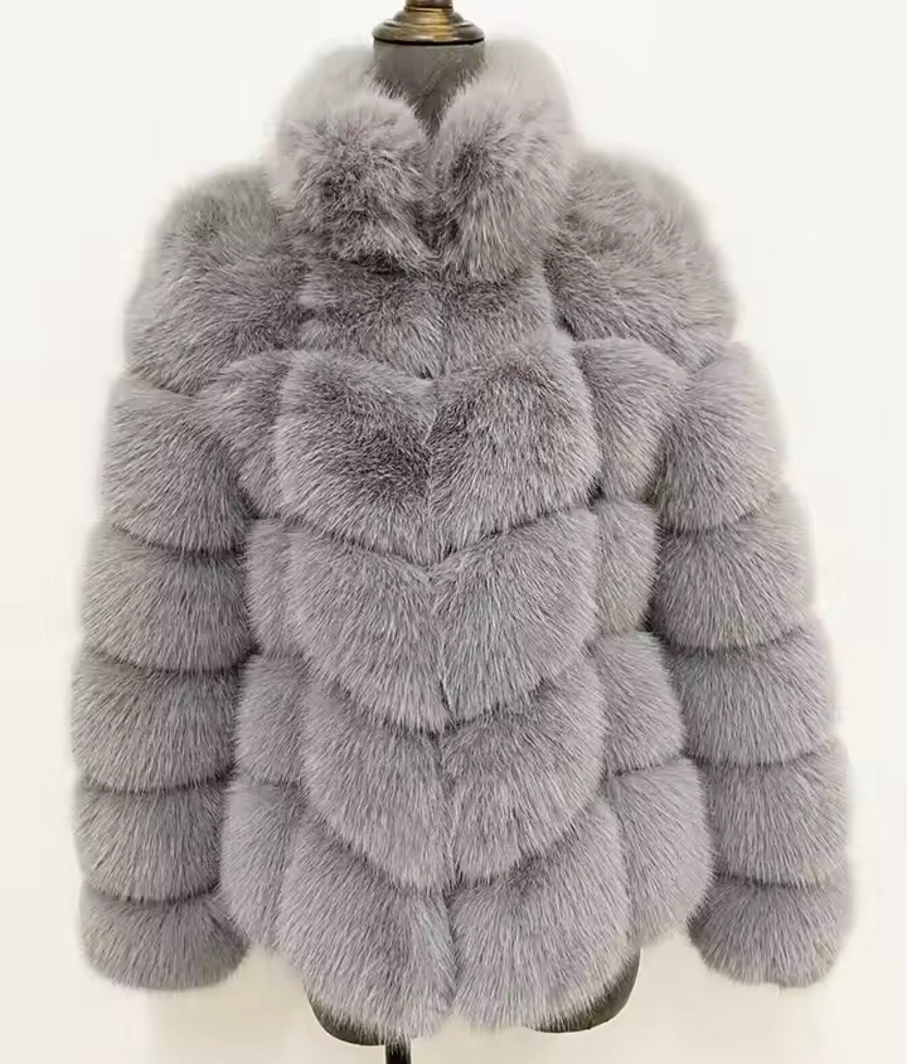 So Extra Luxury Collared Faux Fur