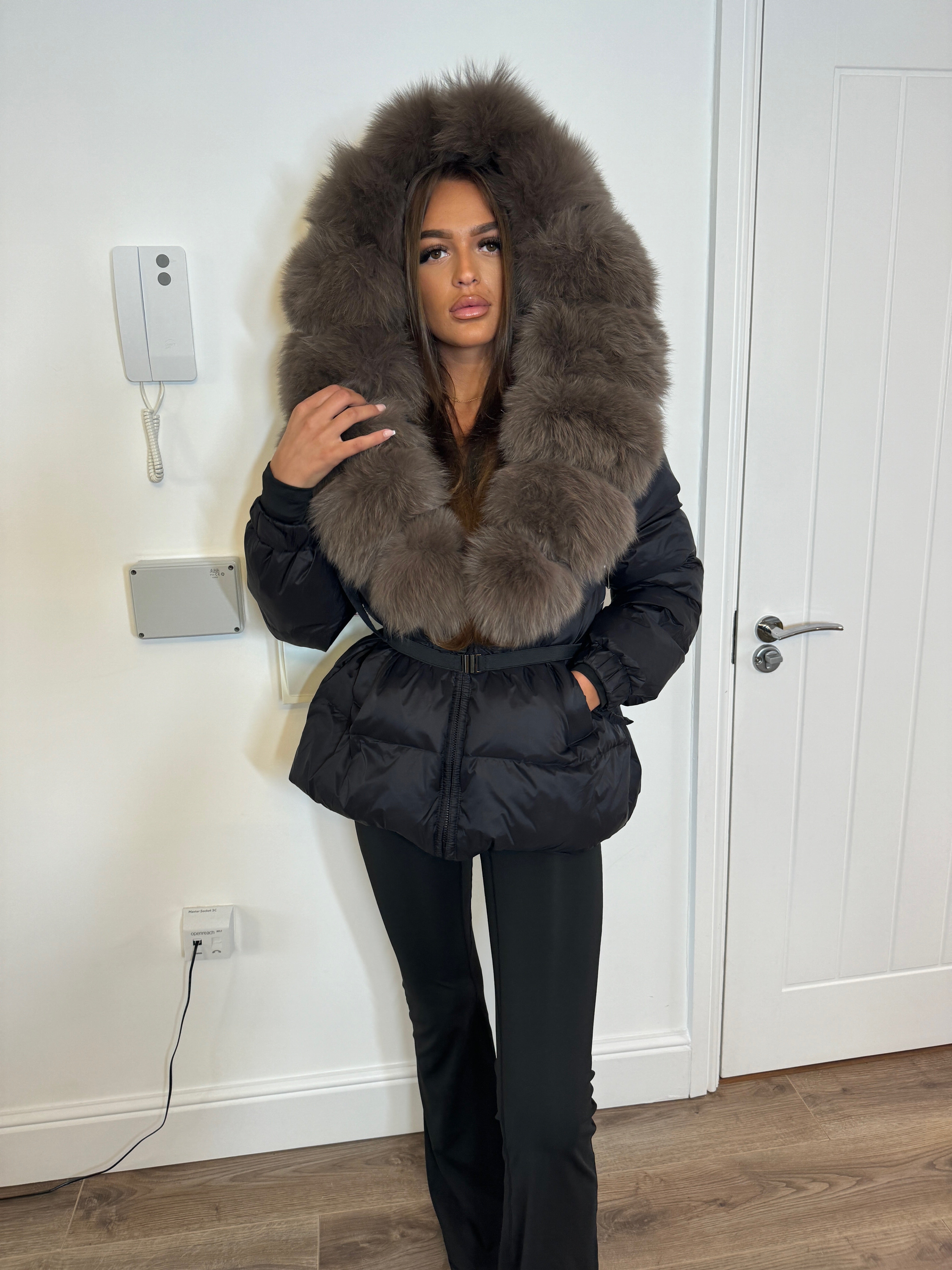 So Extra Fur Trim Puffer Jacket