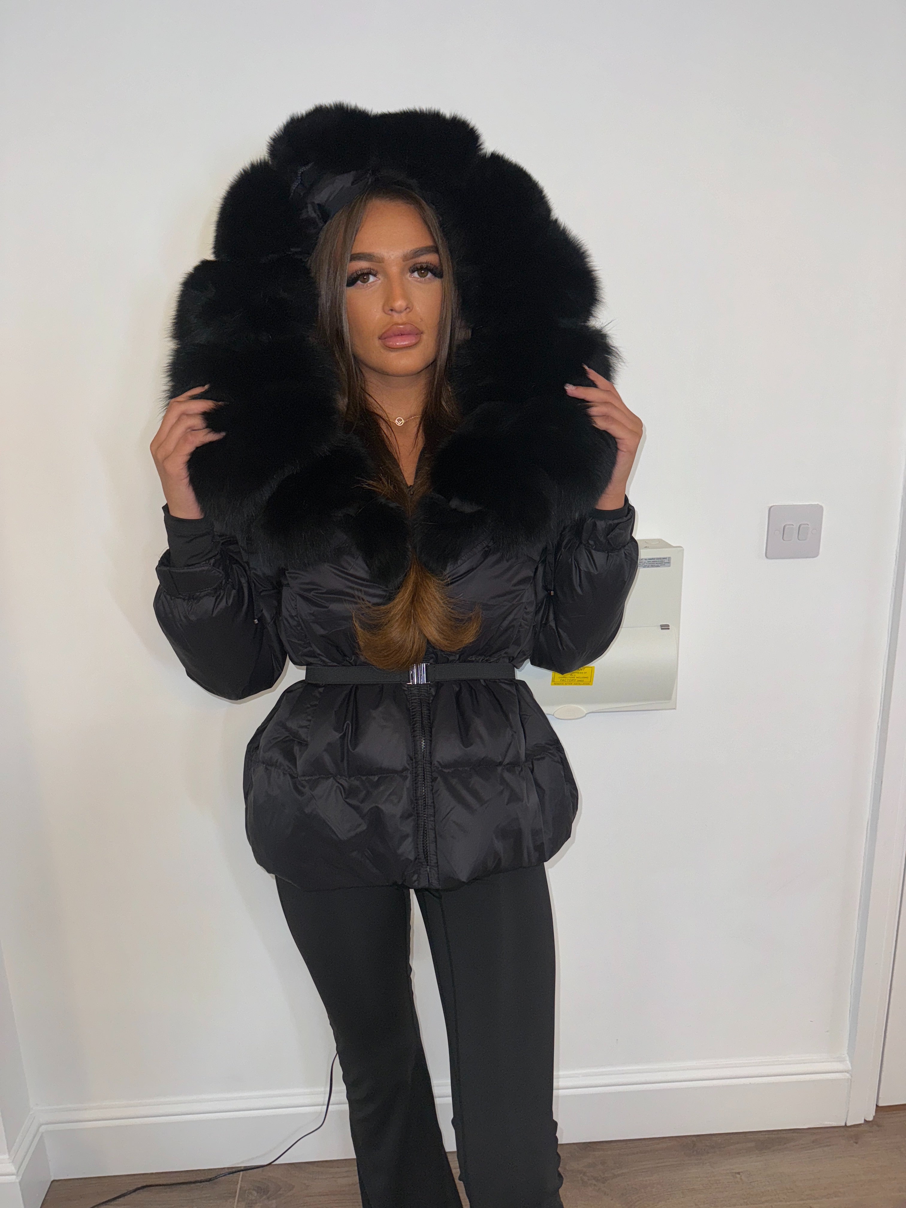 IN STOCK - Fur Trim Puffer Coat