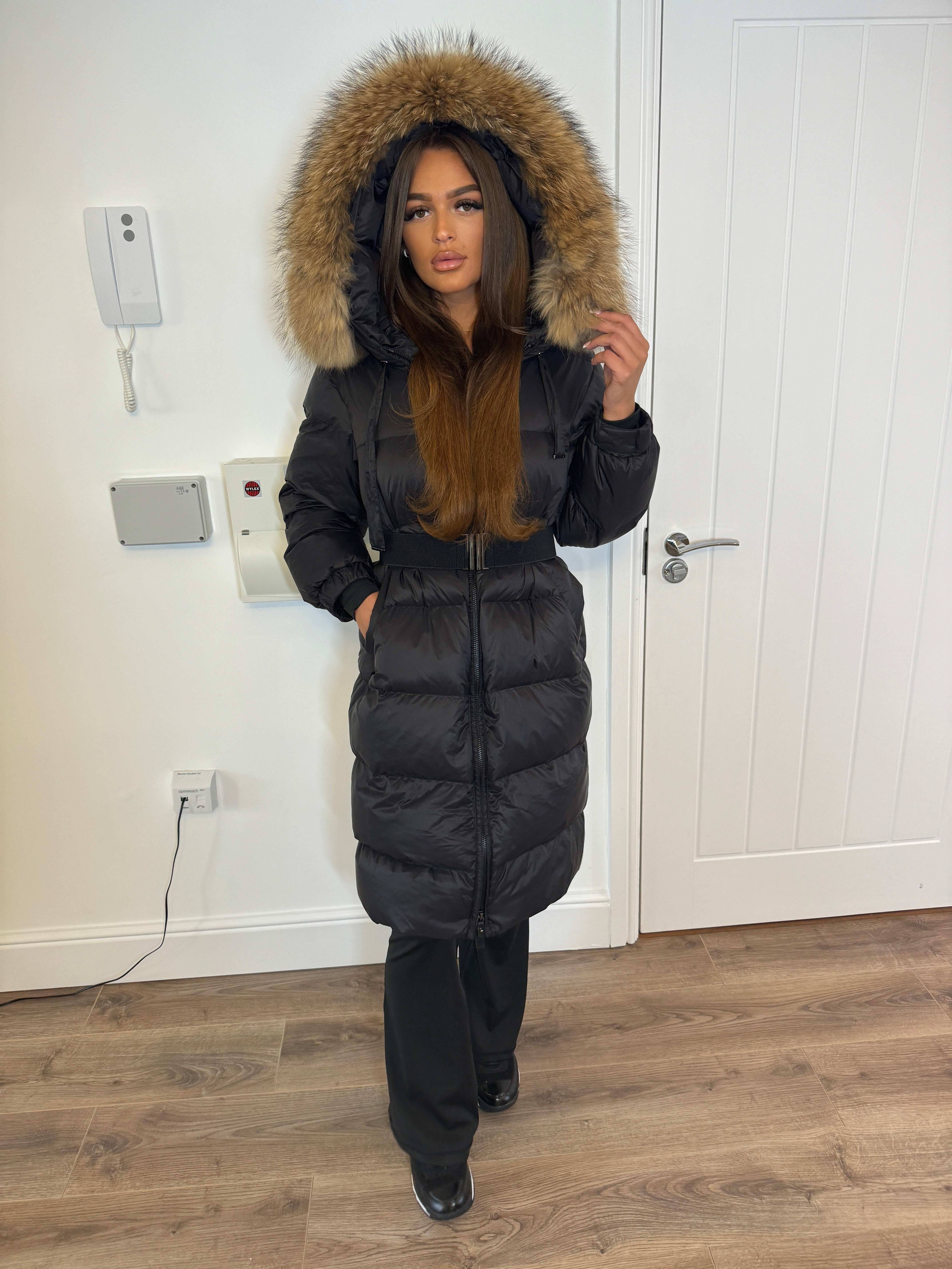 So Extra Long Parka Fur Coat