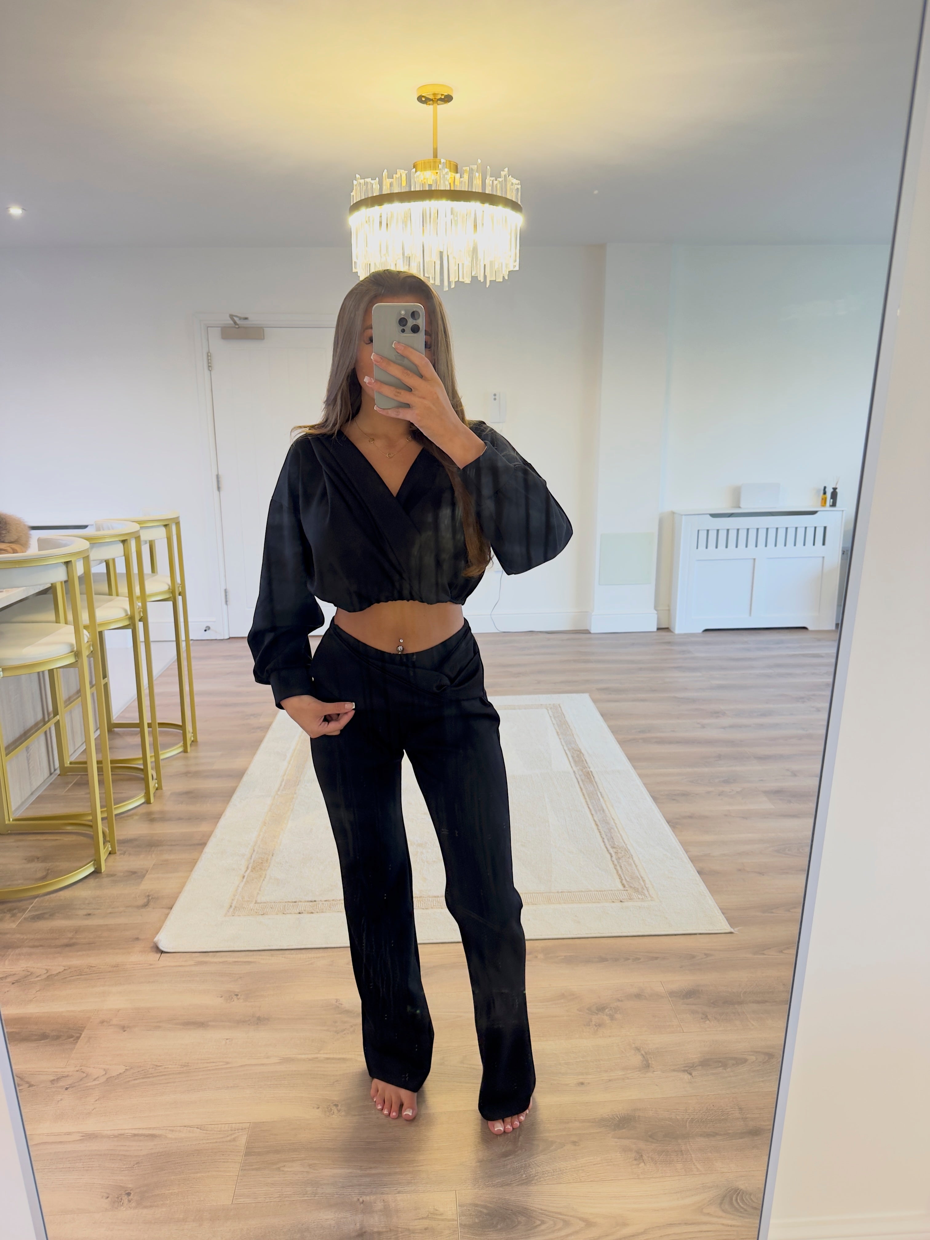 So Extra Luxe Wrap Over Lounge Set