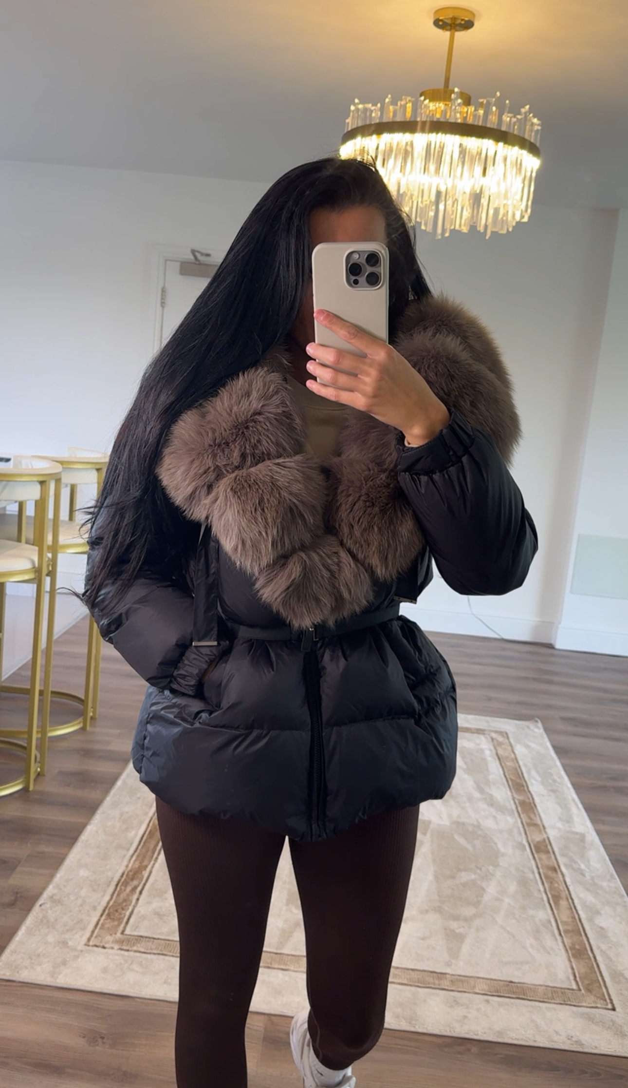 So Extra Fur Trim Puffer Jacket