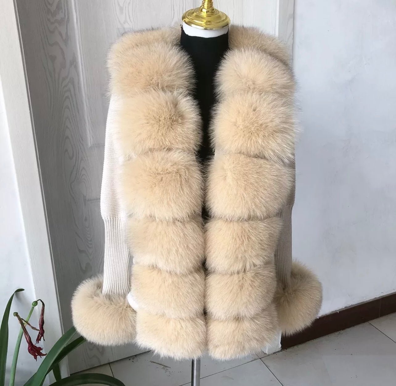 So Extra Luxury Fur Cardigan - So Extra