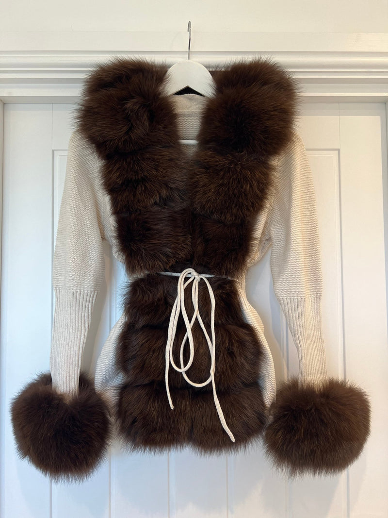 So Extra Luxury Fur Cardigan - So Extra