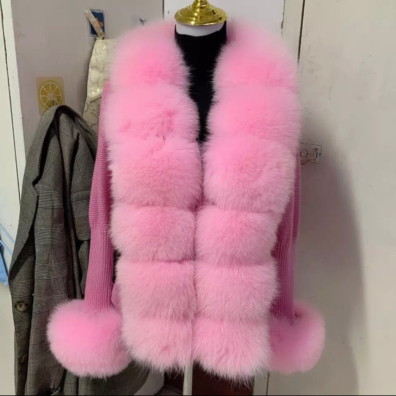 So Extra Luxury Fur Cardigan - So Extra